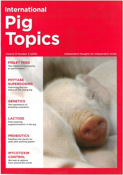 Couverture Pig Topics International